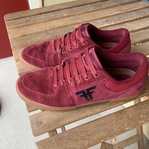 Fallen patriot skate shoes size 11 crimson/gum
